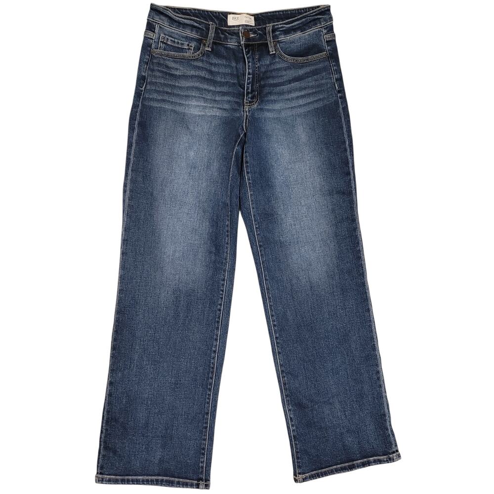 Bke Womens Payton Mid-Rise Wide Leg Jeans Tag 29x28 Actual 32x32 See pics NWOT